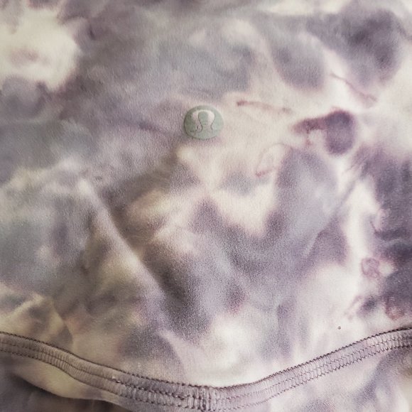 Lululemon Align Pant 28" *Criss Cross Waist - Diamond Dye Stargaze Purple - Sz 0 - Picture 10 of 16